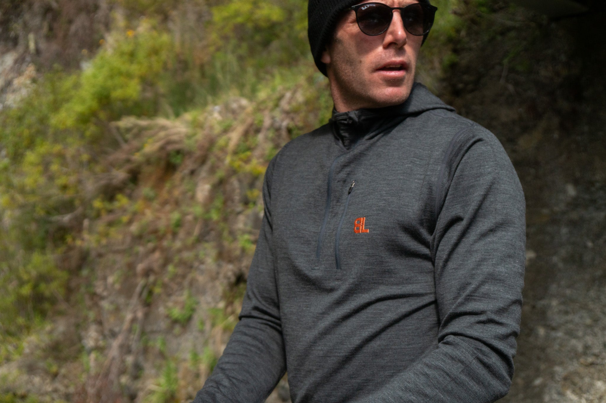 Cascade Merino Long-Sleeve Hoodie