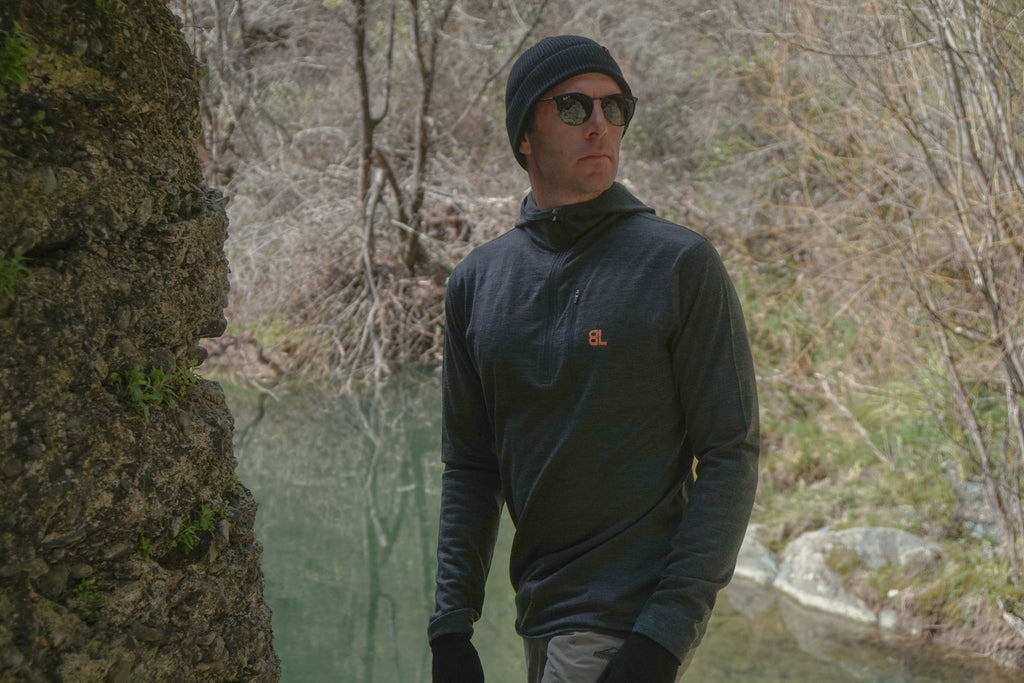 Cascade Merino Long-Sleeve Hoodie