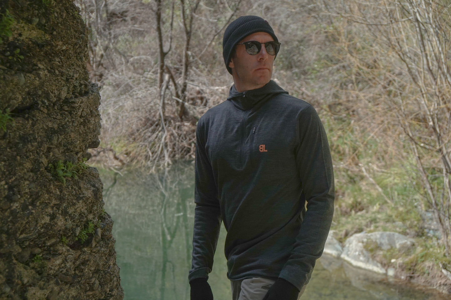 Cascade Merino Long-Sleeve Hoodie