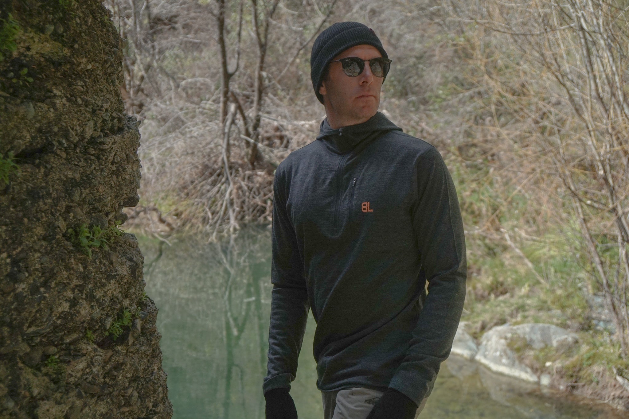 Cascade Merino Long-Sleeve Hoodie
