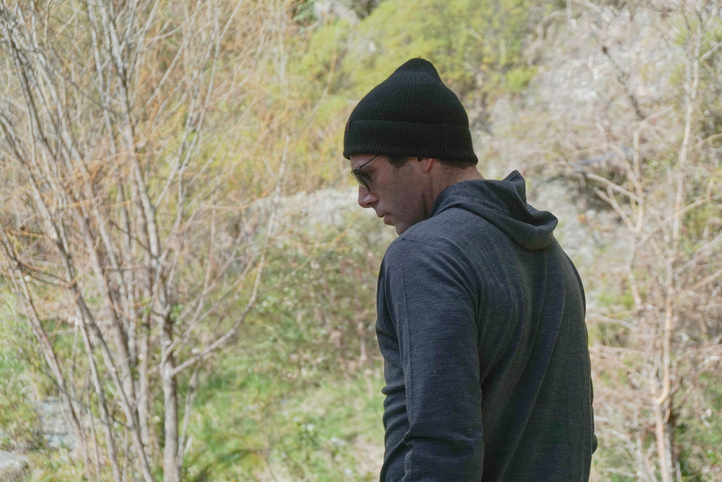 Cascade Merino Long-Sleeve Hoodie