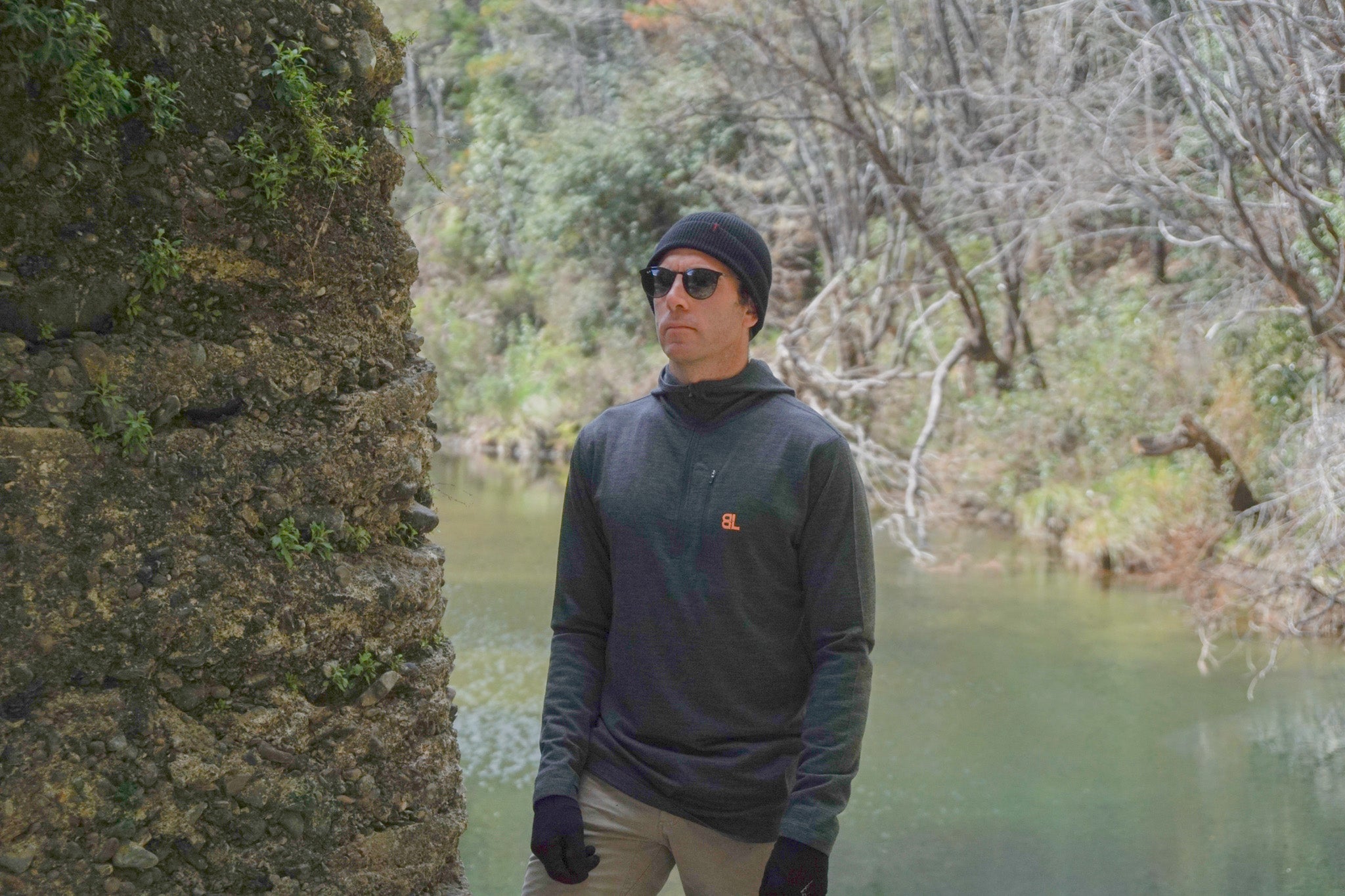 Cascade Merino Long-Sleeve Hoodie