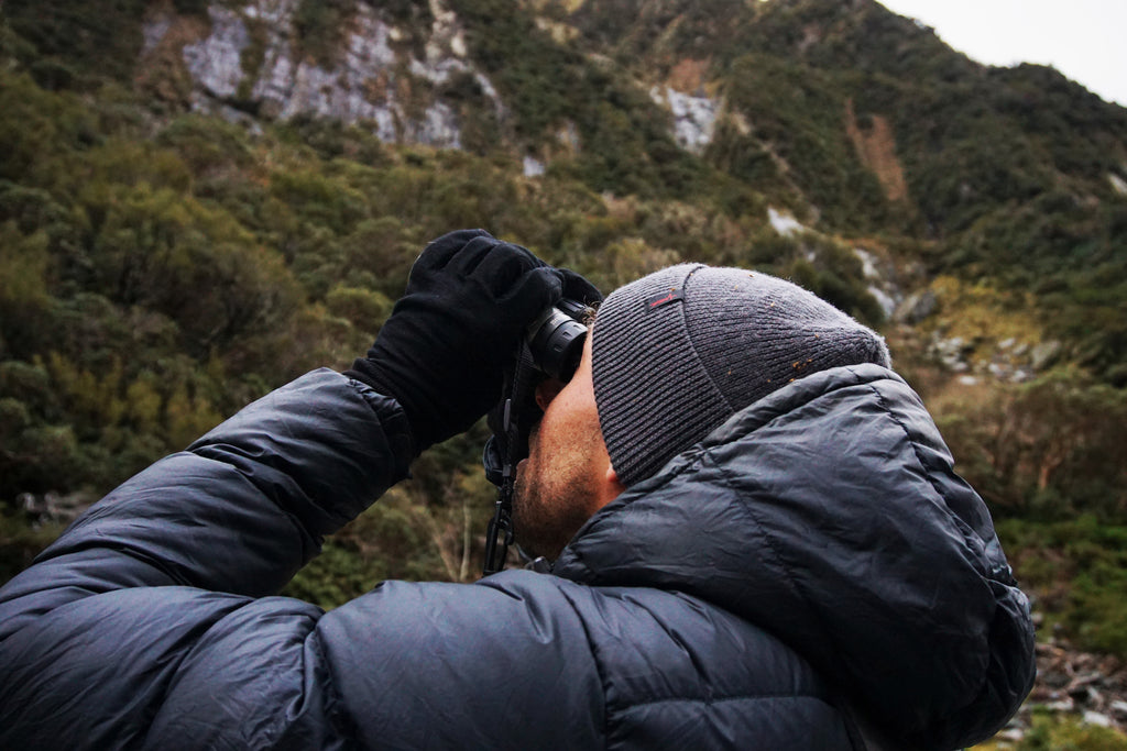 A Man Hunting In A Merino Beanie